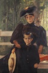 Ιακωβίδης Γεώργιος-Η σύζυγος του καλλιτέχνη με το γιό τους, 1895