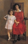 Ιακωβίδης Γεώργιος-Μητέρα με κοριτσάκι, 1919