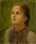 Ιακωβίδης Γεώργιος-Little girl in the fields